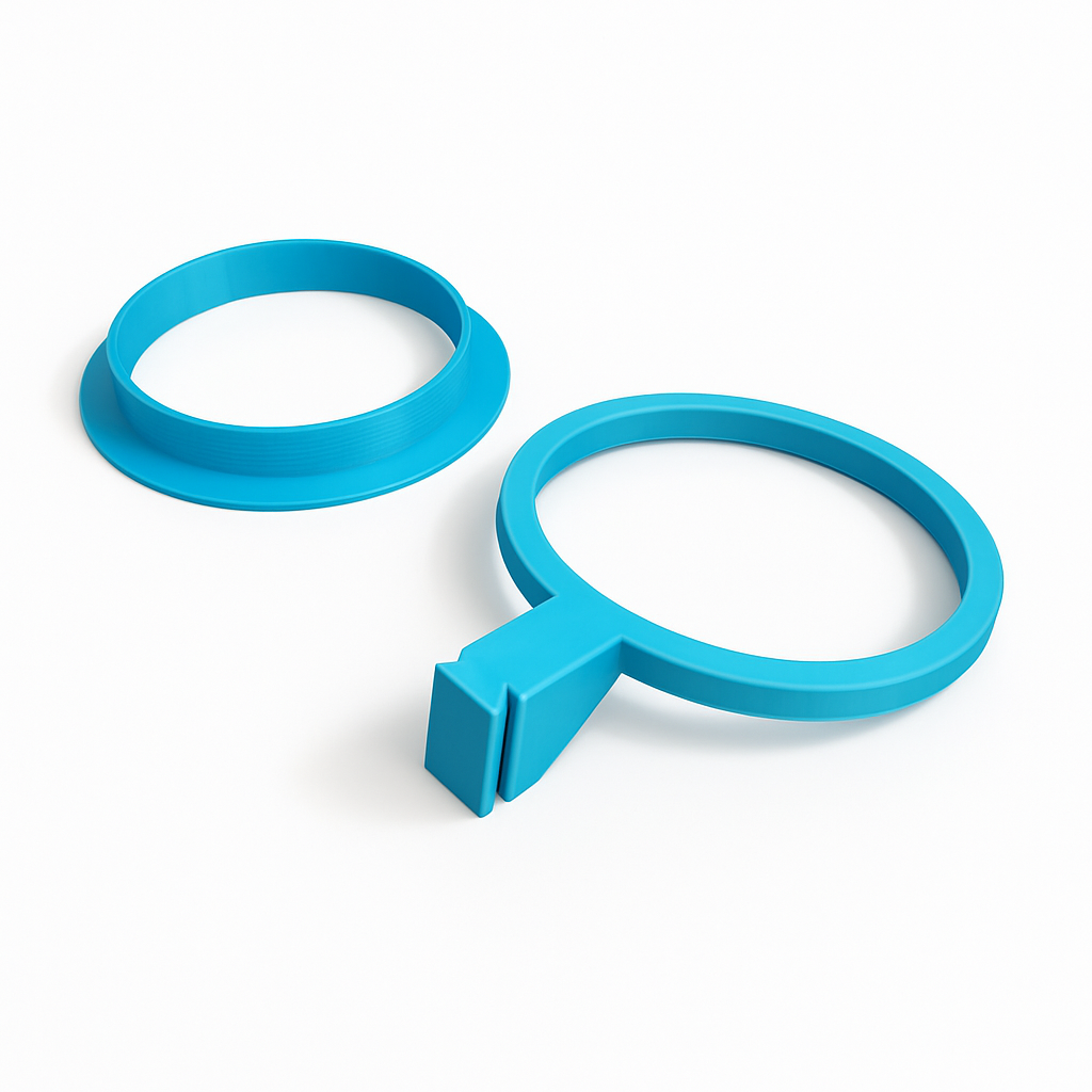 ๐ Portable Beach Trash Can โ 3D Printed & Customizable