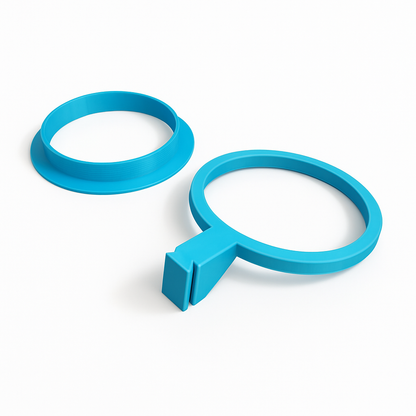 🌊 Portable Beach Trash Can – 3D Printed & Customizable